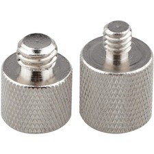 CAMVATE 1/4" Female to 3/8" Male  3/8"-16 Female to 1/4"-20 Male Screw Adapter