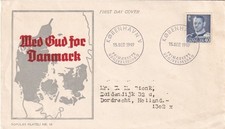 SA25d Denmark 1949 King Frederik IX, FDC