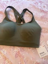 NWT LULULEMON ENERGY HIGH SUPPORT BRA Olive G...