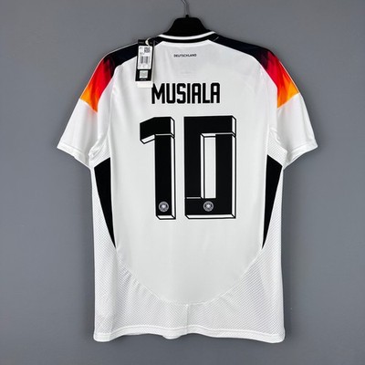 Germany Jamal Musiala Home Jersey Genuine Adidas Shirt Size M