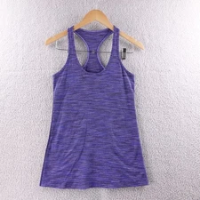 Lululemon Athletica Purple Heathered Racerback Tank Top Women 6 Activewear