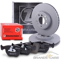 Zimmermann Bremsscheiben + BelÄGe Vorne FÜR BMW X5 E53 3.0D 3.0I 4.4I AB 00-