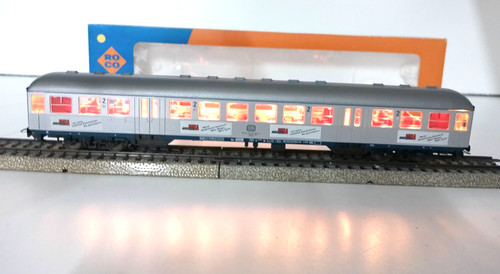 Roco H0 Personenwagen 2.Kl 50 80 22-34 392-7 - DB - Licht - in OVP # 13653 | Condition: Gebraucht