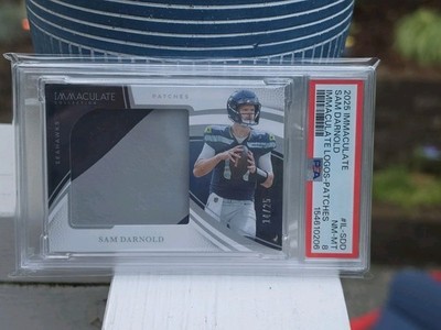 2025 Panini Immaculate Collection Sam Darnold PATCHES /25 Seahawks #IL-SDD