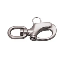 STAINLESS SWIVEL SNAP SHACKLE, HD 3-1/2" 15-5/17-4PH SS