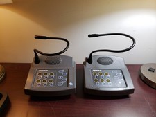 Lot of 2 Diebold 00-013541-000B Audio System Console Mic Microphone Module Unit