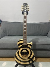 2008 Epiphone Zakk Wylde Les Paul Custom Bullseye Electric Guitar + gig bag