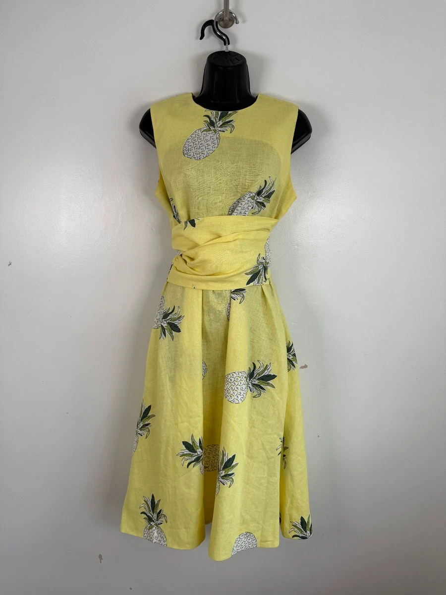 hobbs yellow linen dress Hobbs London Yellow Lydia Linen Dress