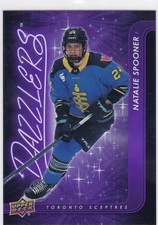 2024-25 Upper Deck PWHL Dazzlers Purple #DZ-2 NATALIE SPOONER  -SCEPTRES..
