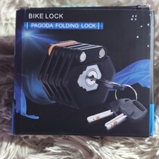 Pagoda SDZ01 Folding Bike Lock 800mm Keyed Me...