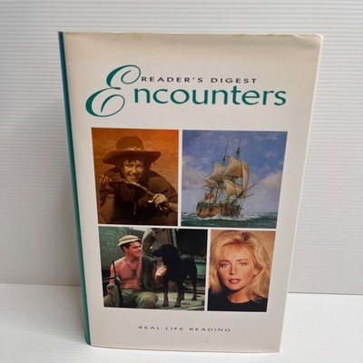 Encounters Reader's Digest Hardcover Book Real Life Reading 4 x Stories