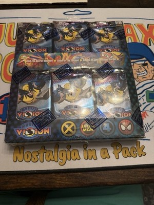 1996 Marvel Vision Jumbo Box - Factory Sealed (RARE INSERTS!) - 36 packs Read