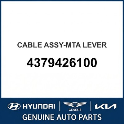 2000-2006 Hyundai Santa Fe Kabel Montage-MTA Hebel OEM Neu 4379426100