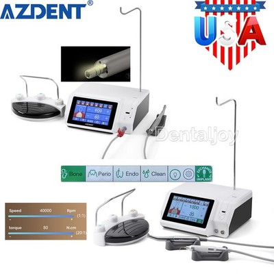 AZDENT Dental Surgery Piezo Bone &Implant Device 2 IN 1/ Brushless Implant Motor