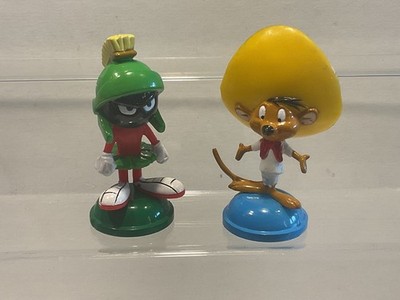 Bugs Bunny Looney Tunes 2 x Figur 1999: Marvin the Martian + Speedy Gonzales