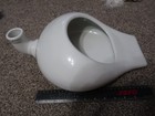 Antique Porcelain White Bed Pan Chamber Pot Urinal Vintage Planter excellent — photo 5