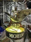 Vintage 1987 Michelob Golden Eagle Hanging Rotating Lighted Beer Sign Anheuser