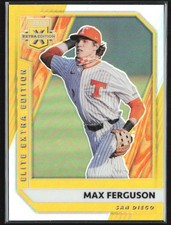 Max Ferguson 2021 Panini Elite Extra Edition Gold /10 #160 San Diego Padres