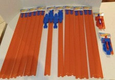 16 pc HOT WHEELS TRACK 24" Long Straight Sets Track Loop Launcer Brand New