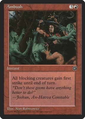 Ambush # (LP) Homelands MTG