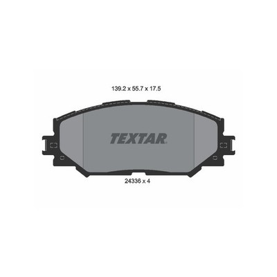 TEXTAR 2433601 Bremsbeläge Vorne für Corolla Auris Matrix Trezia Verso HS Sienta