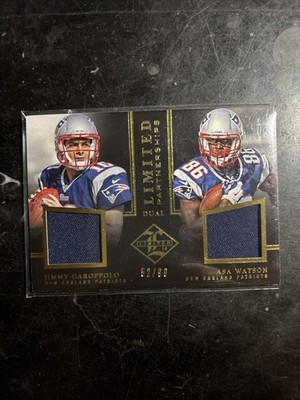 2014 Panini Limited - Limited Partnerships Dual Materials Jimmy Garoppolo, Asa 