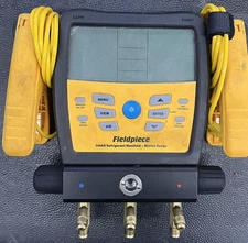 FIELDPIECE SMAN REFRIGERANT MANIFOLD + MICRON GAUGE 3 PORT (SM380V) (PD3046534)