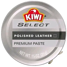 Kiwi Black Shoe Polish Select Premium Paste 1.13 oz 31 g High End Leather Care