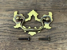 Original Henredon Aston Court Cast Brass 2 1/2 in c-c Drawer Pull A276-1