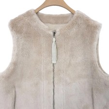 Women’s 100% Natural Wool Zip-up Vest Size 88