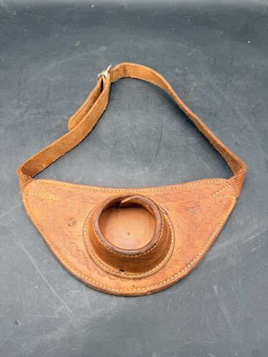 RARE George Lawrence Leather Fish Fighting Belt