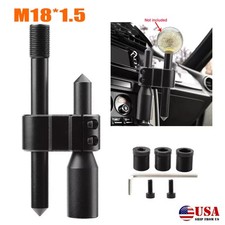 Car Adjustable Short Shift Head Extension Rod Extension Shifter Knob Adapters
