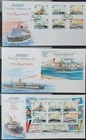z(JER-277) JERSEY 2010 FDC set of (3)  Postal History IV Mail Ships ALL PICTURED