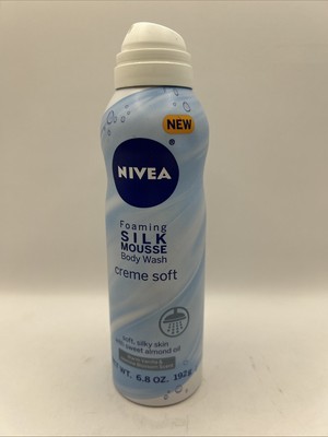 NIVEA Foaming Silk Mousse Body Wash Creme Soft Warm Vanilla & Jasmine Blossom
