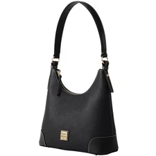 Dooney & Bourke Pebble Grain Small Hobo | Black Black