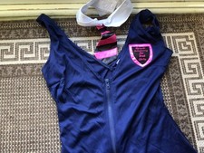 Vintage Ann Summers bad girl spank me Outfit Dress Cos Play fancy dress 10/12