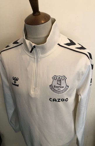 HUMMEL EVERTON TRAINING 1/4 ZIP TOP SIZE MEDIUM