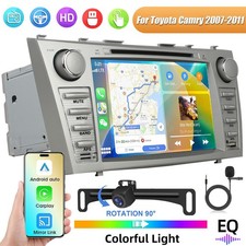 For Toyota Camry 2007-2011 Apple Carplay Gps Car Stereo Radio Fm Cd Dvd Player