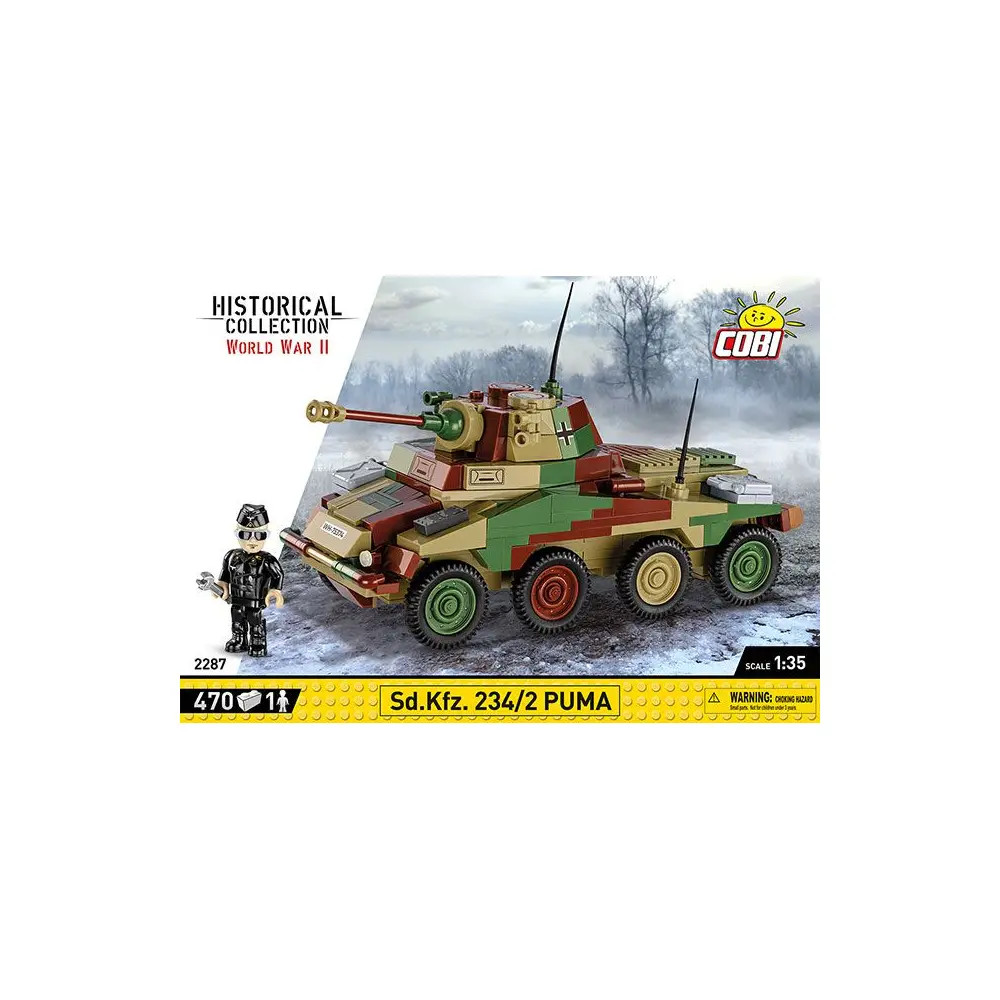 Cobi 2287 1:35 Sd.kfz. 234/2 Puma - Bild 5