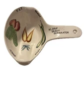 Gravy Vintage No Drip Gravy Ceramic Fat Separator               x