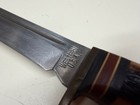 VINTAGE WESTERN USA FIXED BLADE KNIFE *VERY NICE HANDLE* — photo 2