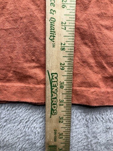 Carhartt T-Shirt Mens XL Orange Basic Work Short Sleeve Workwear Cotton Classic - Picture 7 of 9