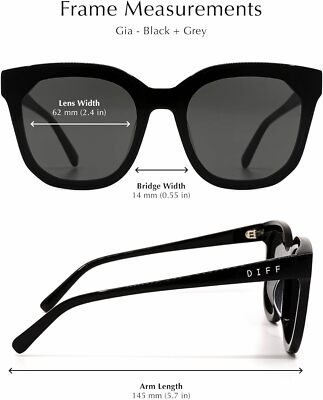 DIFF Gia Designer Oversized Square sunglasses for Women  display picture 1