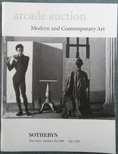 Sotheby's Catalog Modern & Contemporary Art Paintings Drawings Sculpture 1996 NY