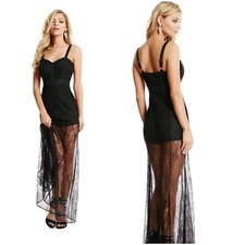 🖤🦋 NWT GUESS BY MARCIANO ILEANNA LACE GOWN SIZE 0 🖤🦋  
