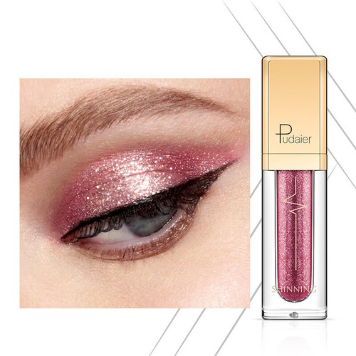 Glitter Waterproof Eyeshadow Liquid Eyeliner Makeup Shiny Pearl Eye Shadow * - Picture 5 of 31