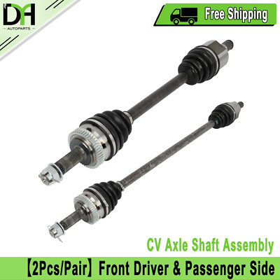 2x Front Left & Right CV Axle Shaft For Hyundai Tucson 05-09 Kia Sportage 05-10