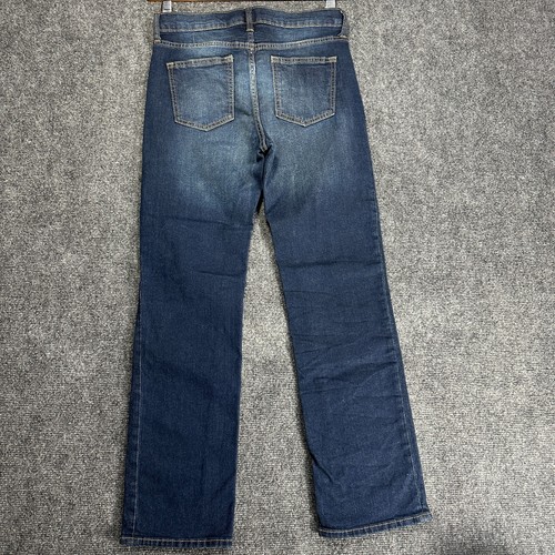 Old Navy Jeans Boys 14 Straight Leg Built In Flex Medium Wash Cotton Stretch - Picture 8 of 9