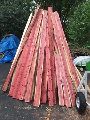 aromatic eastern red cedar. custom cut for you. boards
