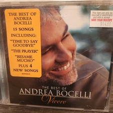Best of Andrea Bocelli: Vivere by Bocelli, Andrea (CD, 2007)